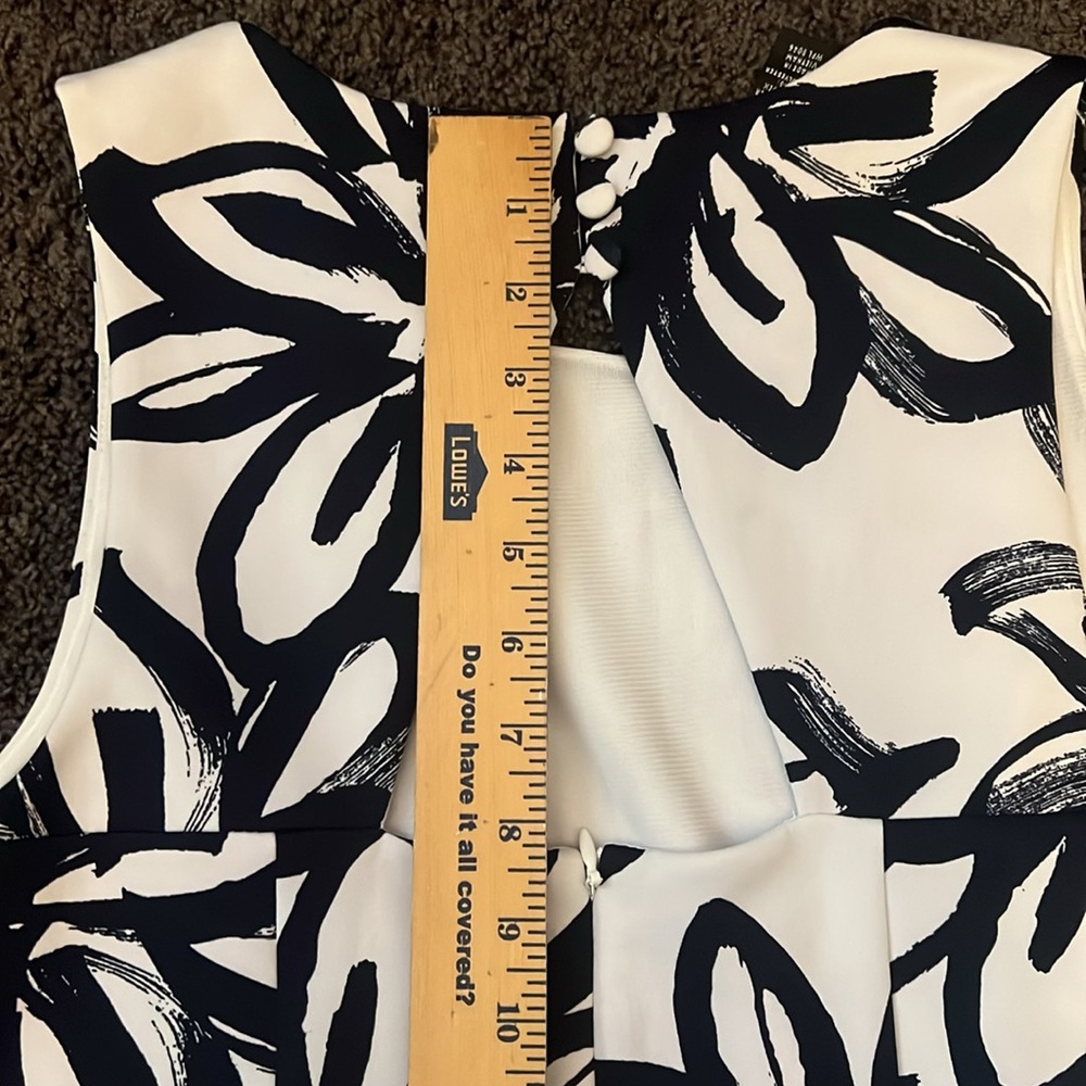 I.N.C Blue and White Summer Mini Sleeveless Daisy Dress - Picture 12 of 12
